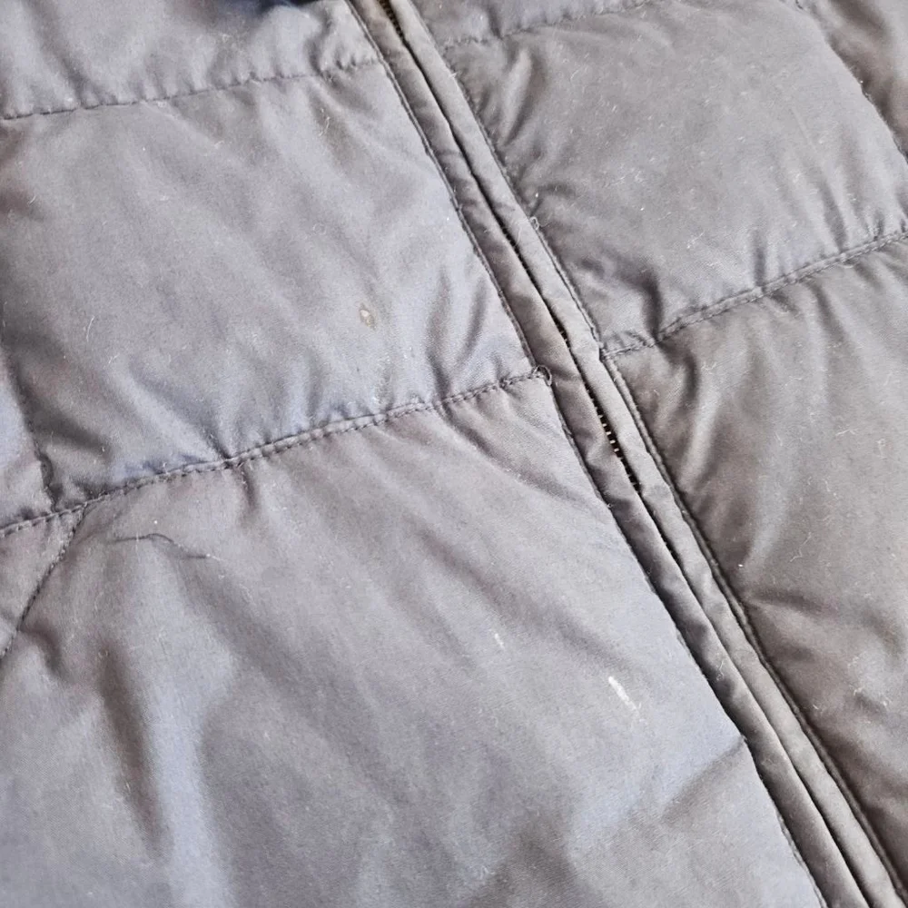 Vintage Eddie Bauer Blue Goose Down Zip Up Vest Mens Large Tall